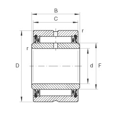 LS NA4903-2RSR, ߴϵ 49ɂȴܷ