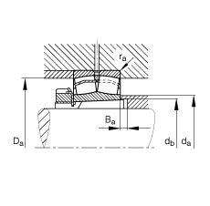 {ĝLS 23134-E1A-K-M + H3134,  DIN 635-2 ˜ʵҪߴ, F׺;o