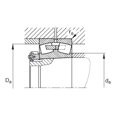 {ĝLS 23276-B-K-MB,  DIN 635-2 ˜ʵҪߴ, FףF 1:12